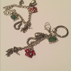 Brighton Hawaii Bundle -Charm Bracelet & Key Chain