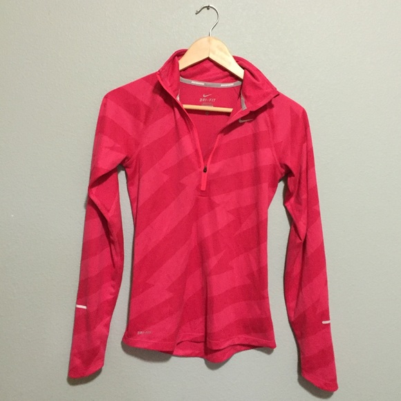 Nike Jackets & Blazers - Nike running pink dri-fit jacket size xs