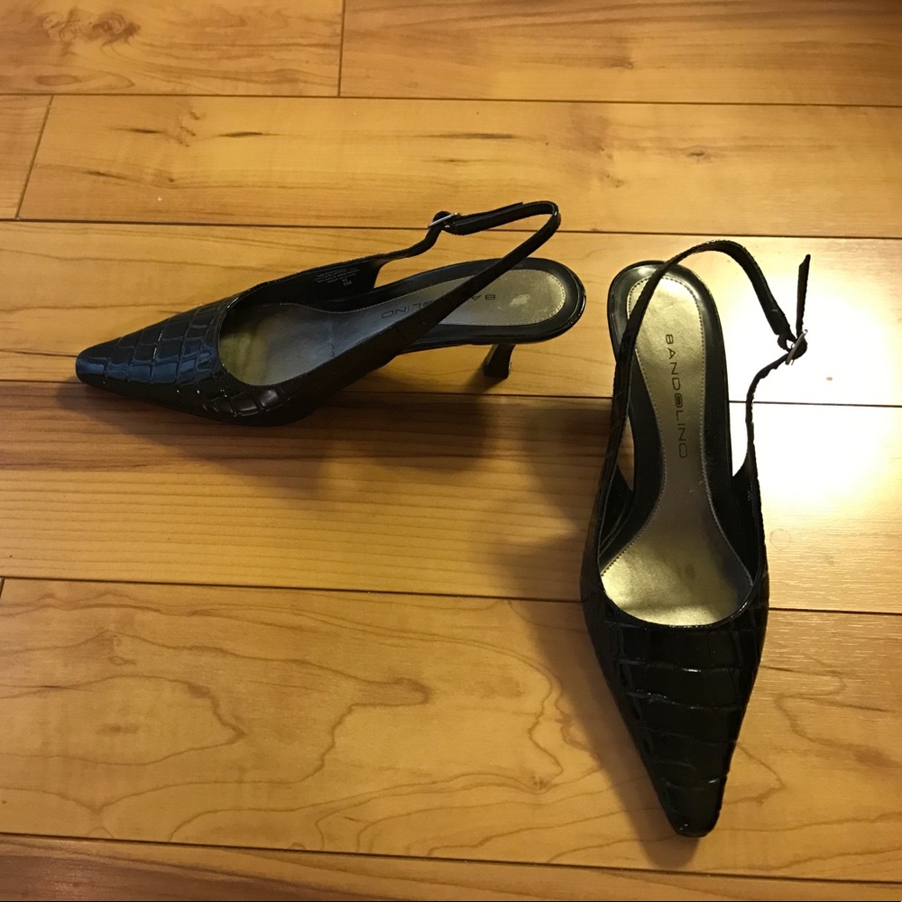 Bandolino sling back heels