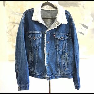 Vintage Levi's Sherpa Denim Jacket
