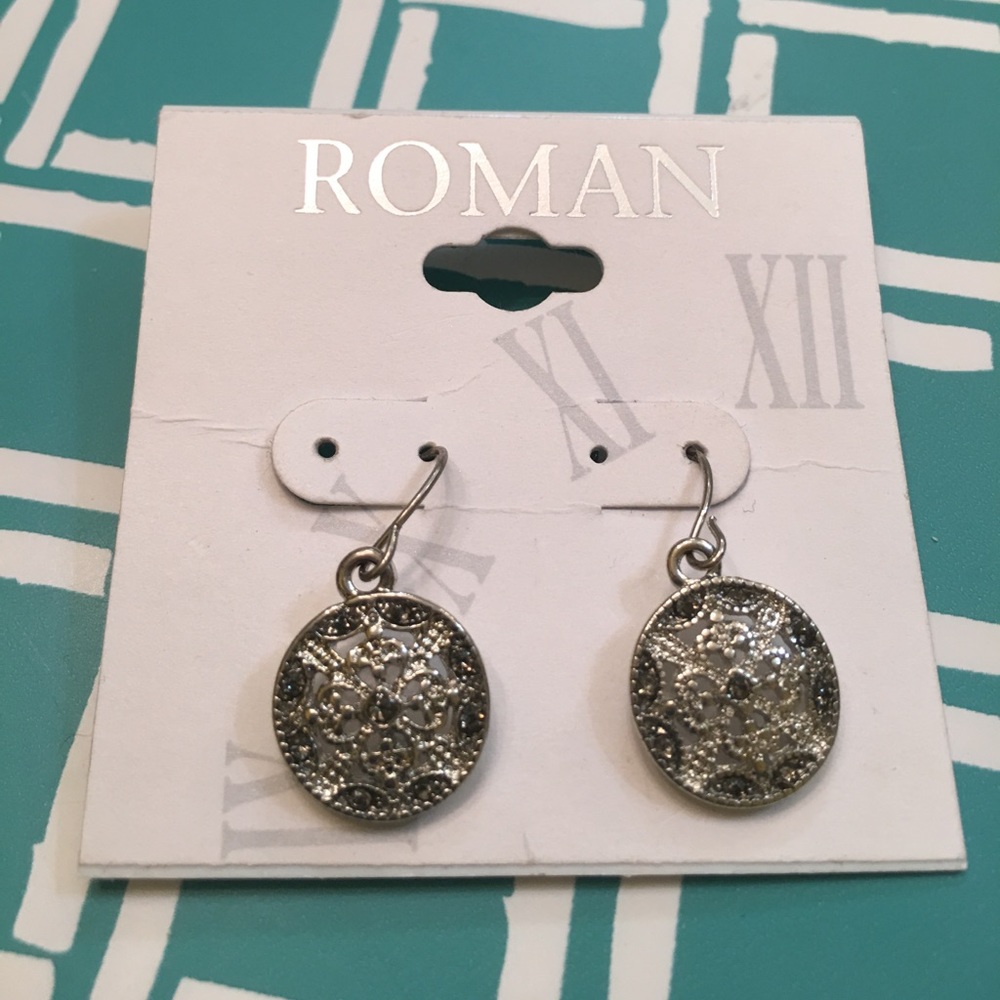 Silver earrings