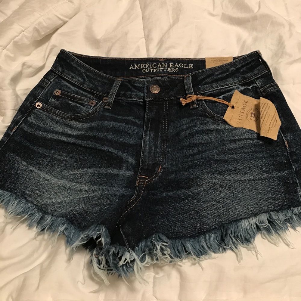 American Eagle high waisted festival shorts