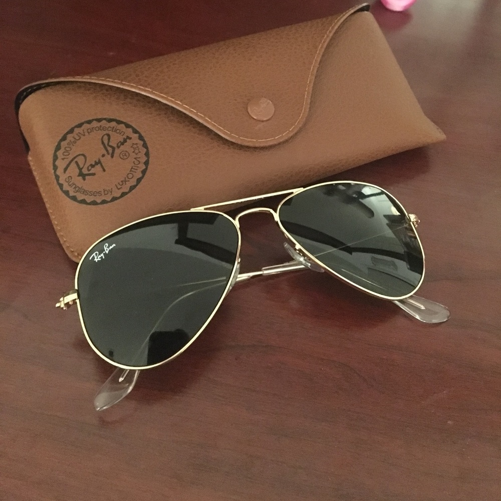 Aviator ray bans small NEVER USED NO SCRATCH
