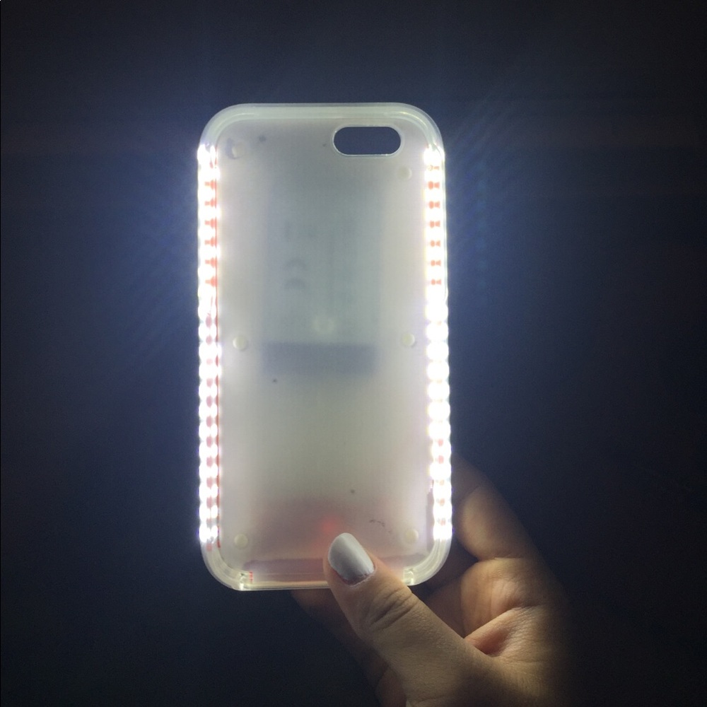 ROSE GOLD LIGHT UP PHONE CASE 6/6s