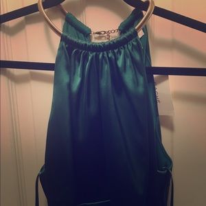 Cache evening gown - emerald