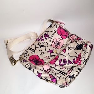 •●SOLD●• COACH Kyra Floral Print Crossbody Bag