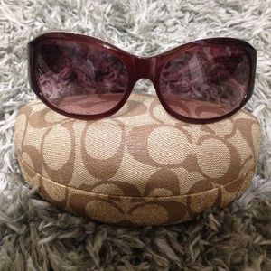 Women's Coach Sunglasses- Swavorski butterfly