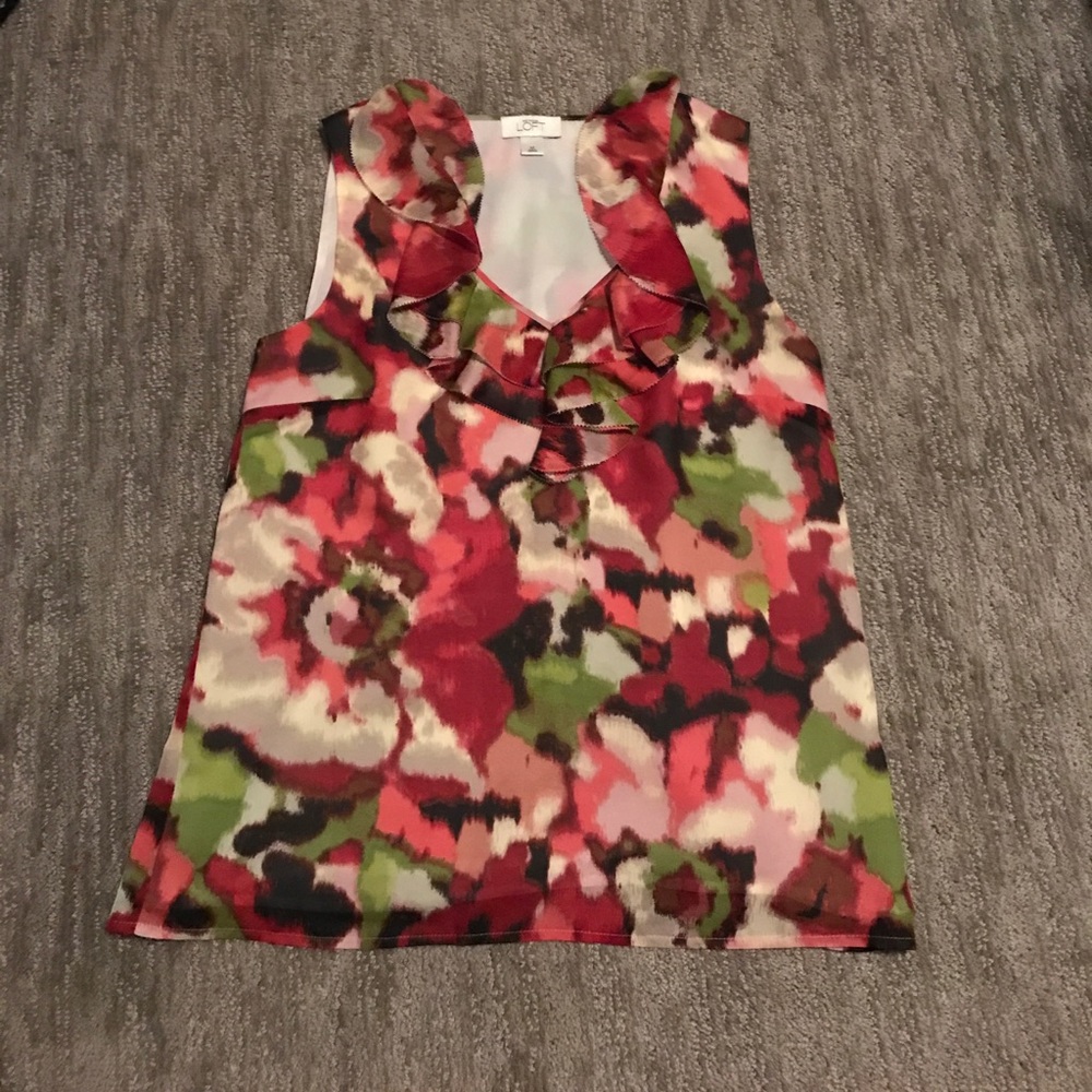 Dressy Floral Loft Tank