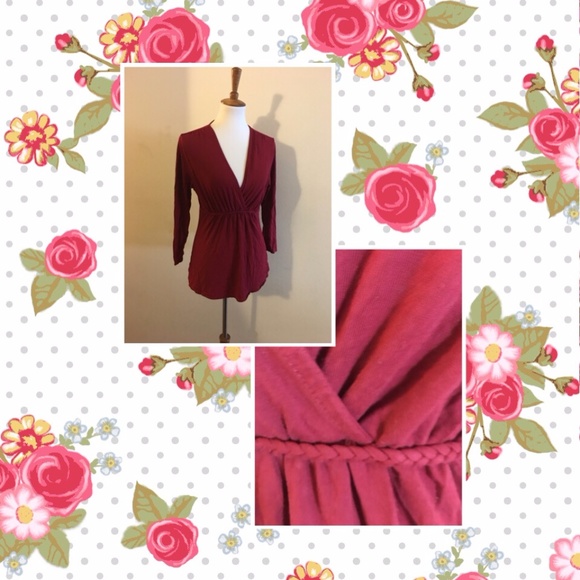 Ann Taylor Tops - Ann Taylor Red 3/4 sleeve top