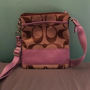 Coach cross body purse