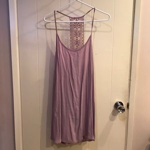 Lavender Lace Racerback Dress