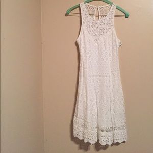 White Lace Hollister Dress