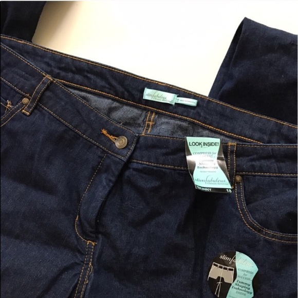 (Plus) Tummy control skinny jeans *runs small - Picture 5 of 8