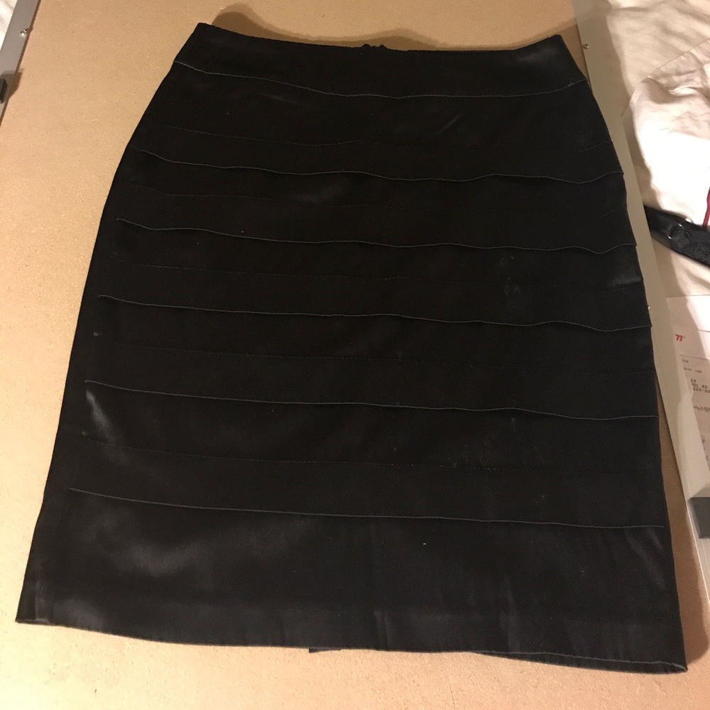 Black skirt.