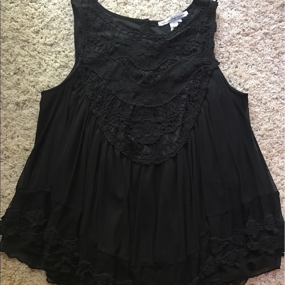 Flowy Crochet Tank Top