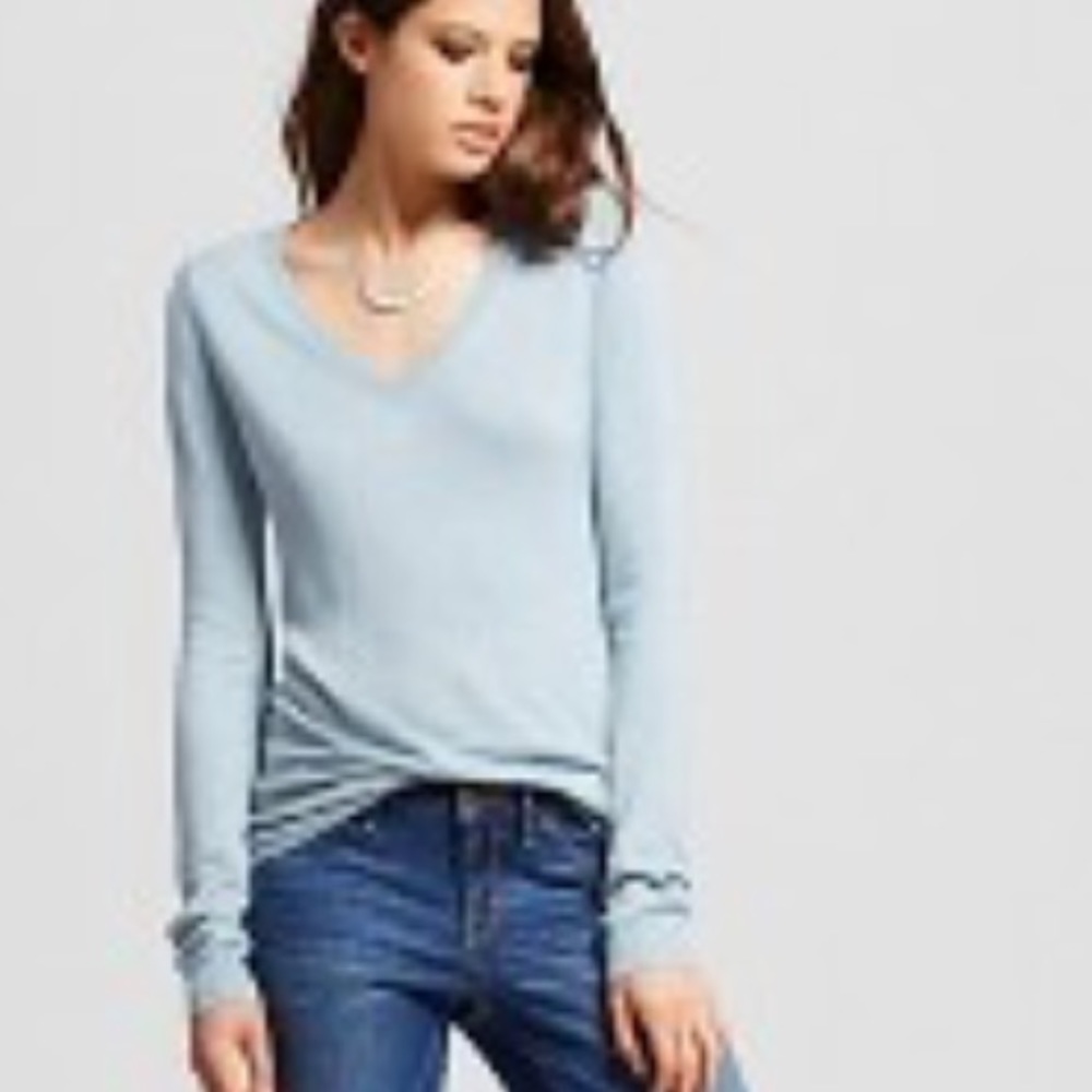 Light blue super soft sweater