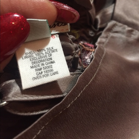 Intuitions 100% silk corset style with Johnny Was inspiration - Picture 6 of 8