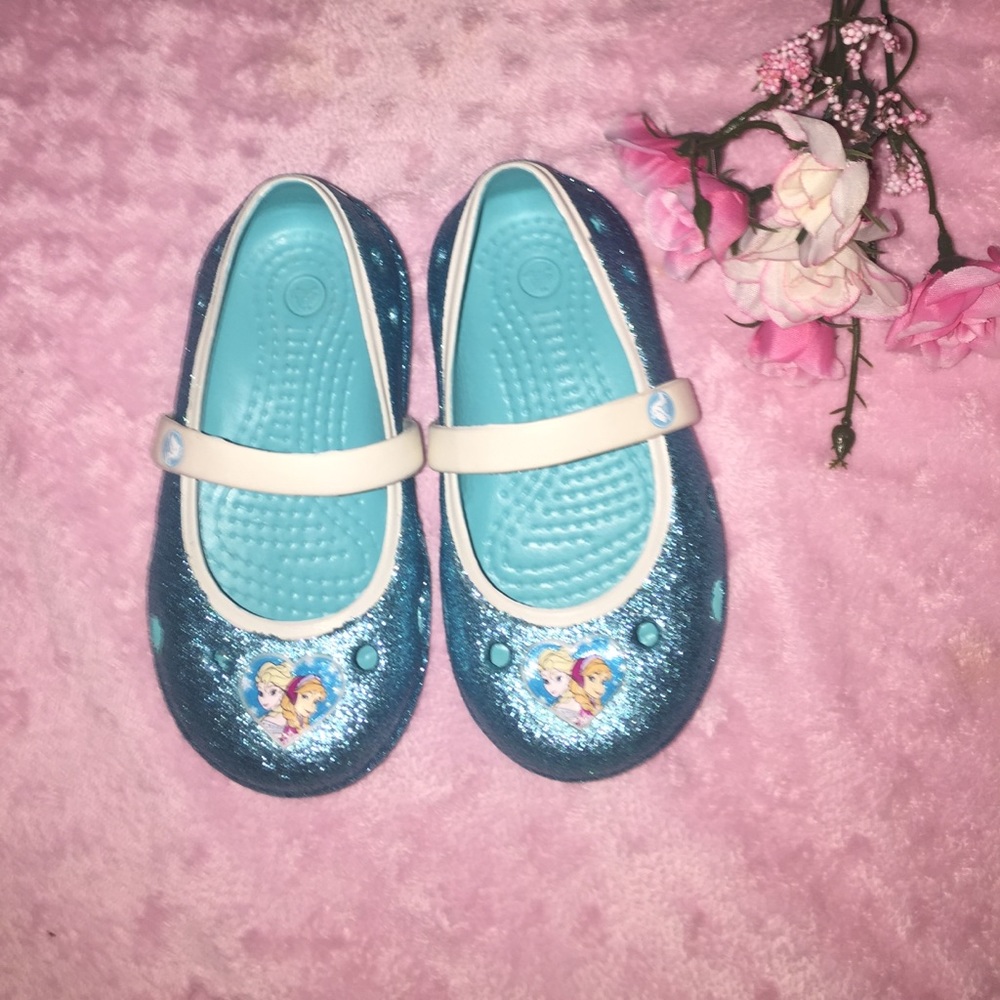 Toddler girl Frozen Crocs