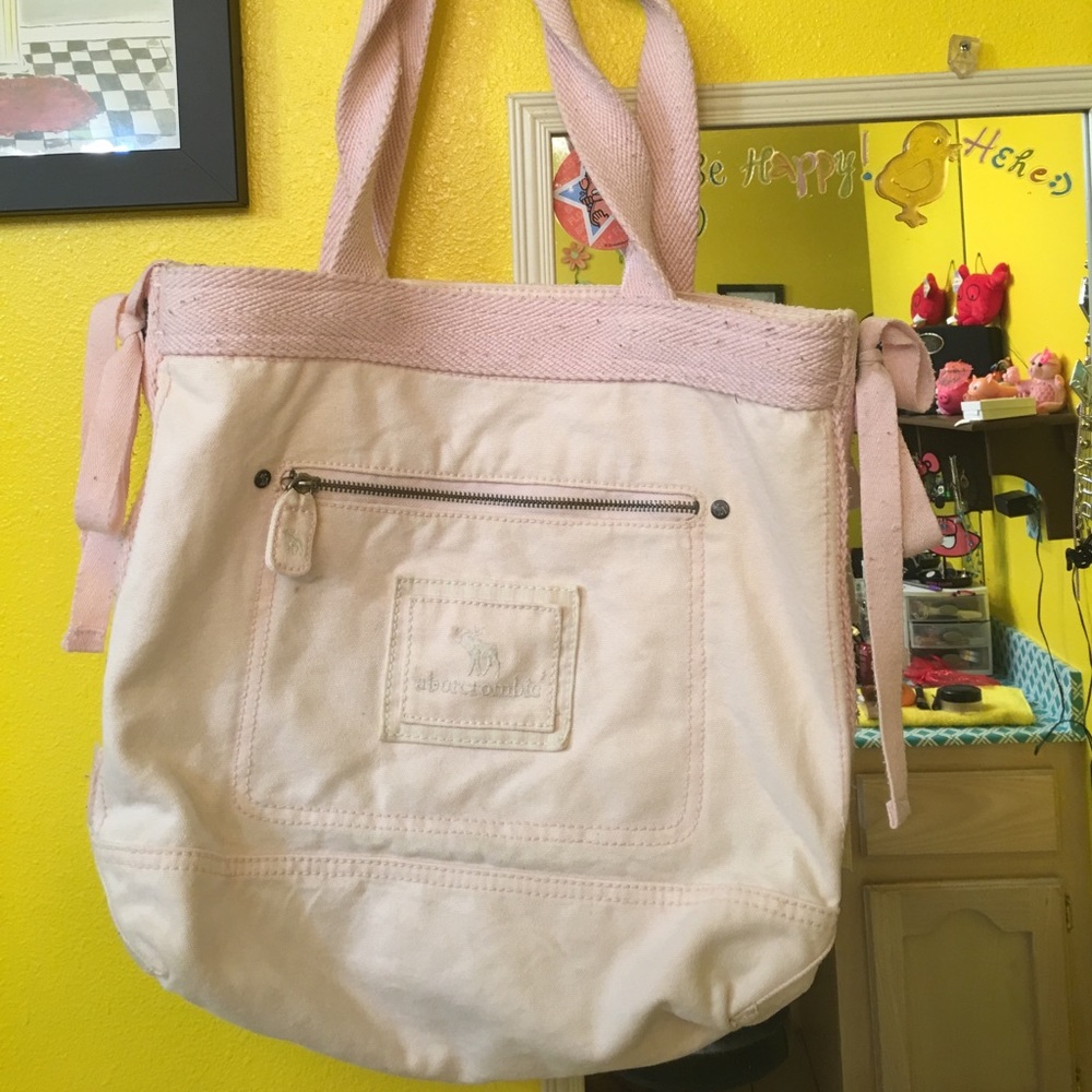 Pink Abercrombie Tote