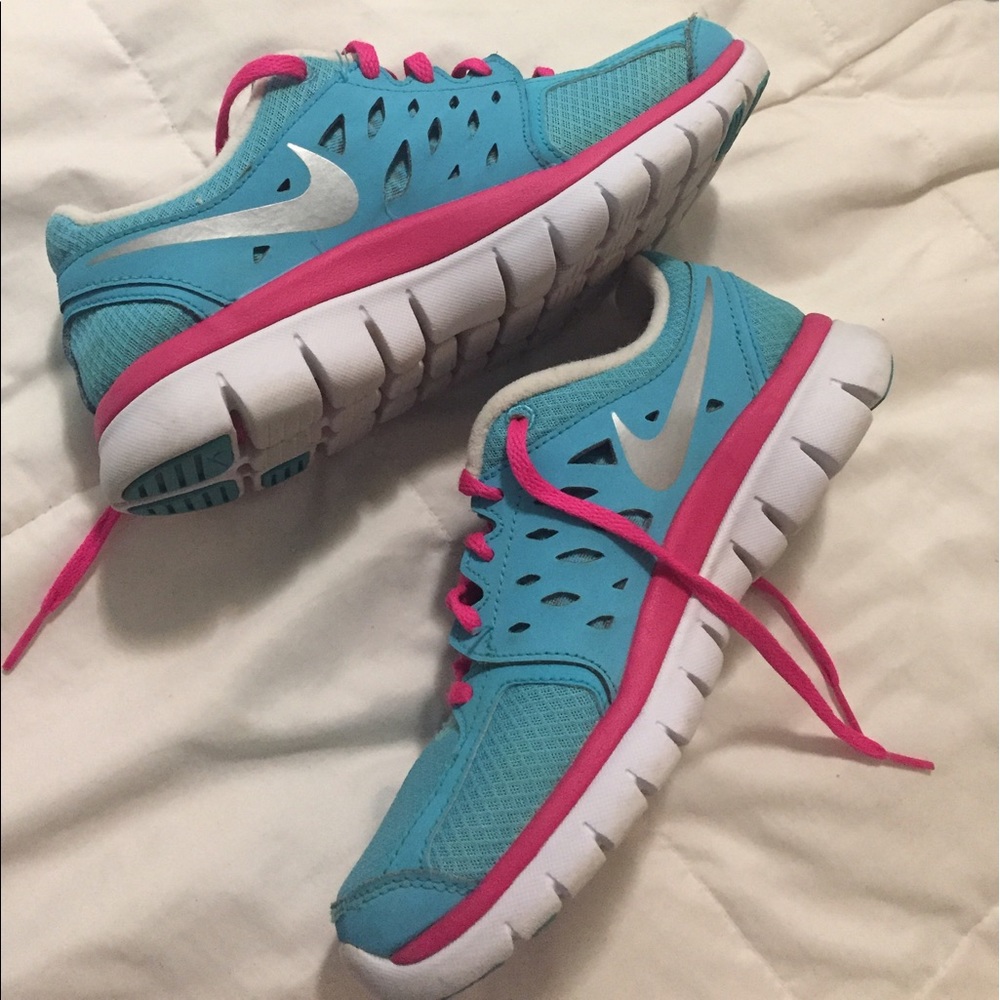 Blue Nike Running shoes