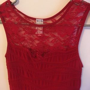 Red dress for a night out!