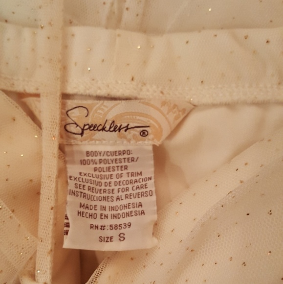 Halter Champagne Dress - Picture 2 of 2