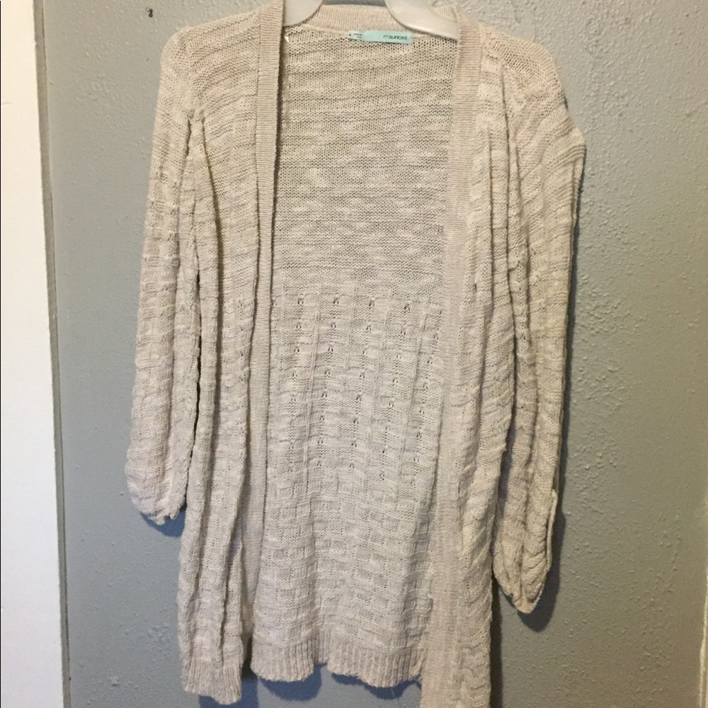 Light tan cardigan