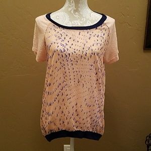 Super cute sheer tee