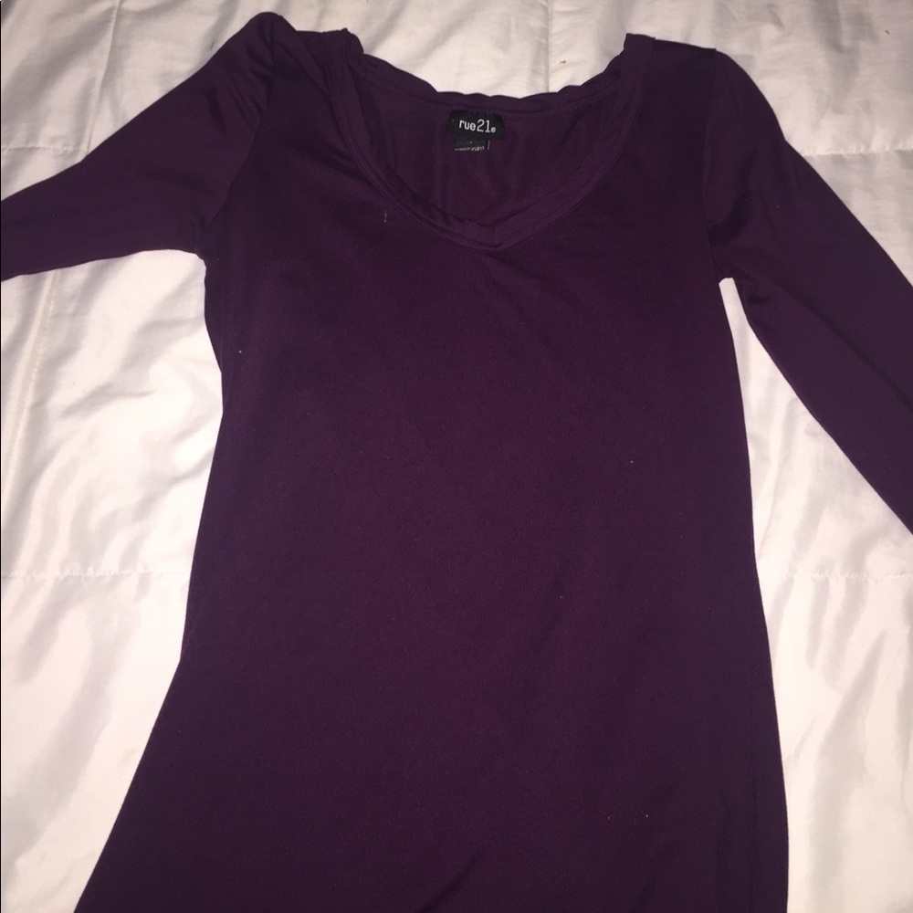 Maroon Long Sleeve Shirt