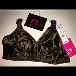 Satin Stretch Wirefree Chocolate Brown bra NWT 40D