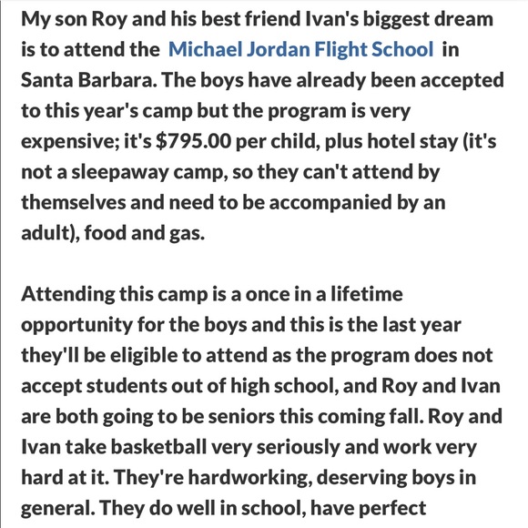 Help send boys to Basketball Camp GoFundMe.com - Picture 2 of 4
