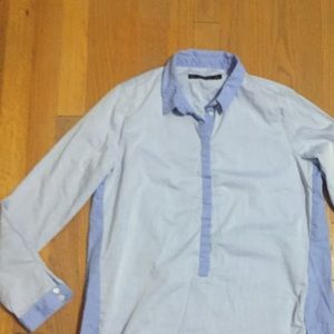 Zara blue long shirt size M