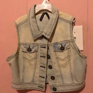 mini jean jacket.