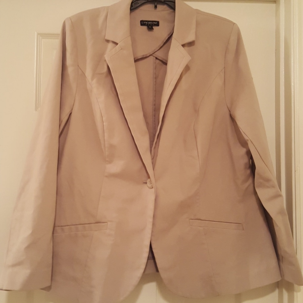 One button blazer