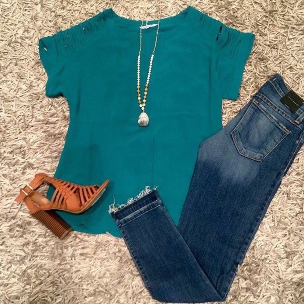 Cognac Sandals Size 8