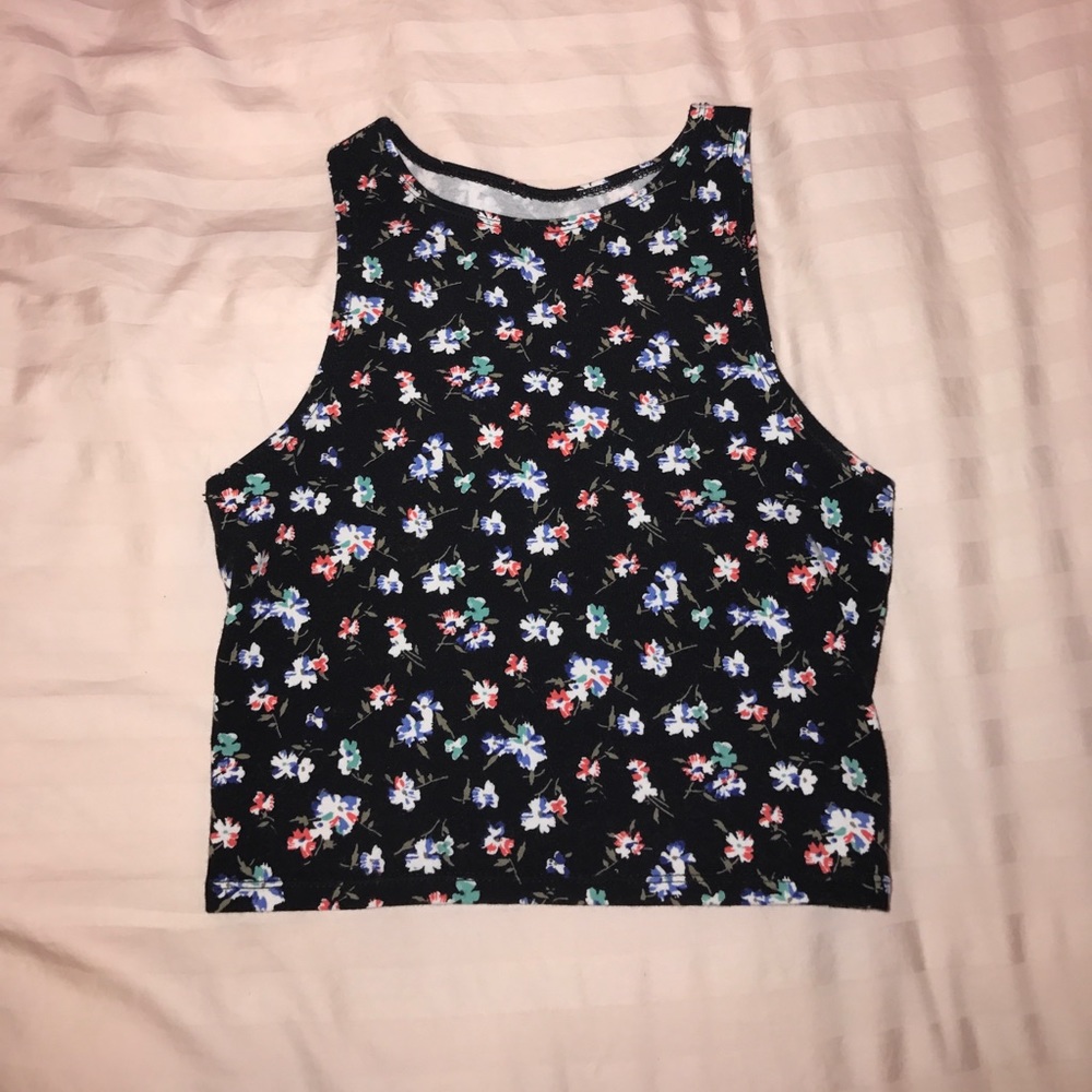 Aeropostale Floral Crop Top