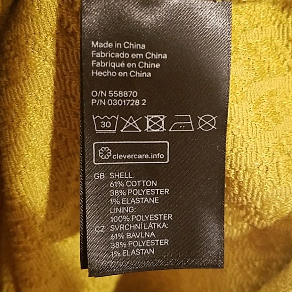 Gorgeous textured chartreuse dress - Picture 4 of 4