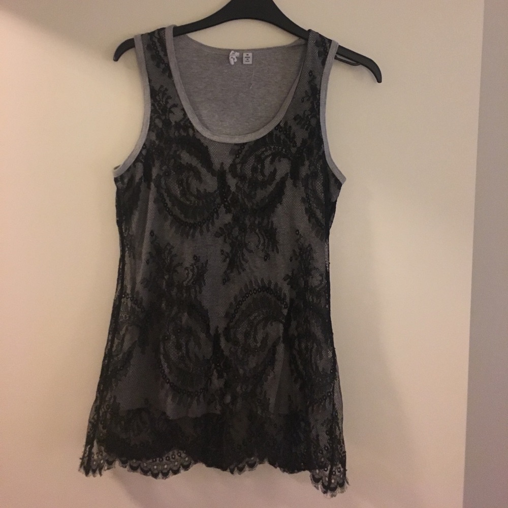 Lace tank top
