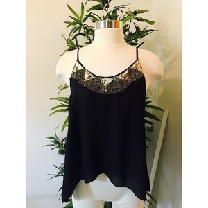 Charlotte Russe Sheer Top, Size L