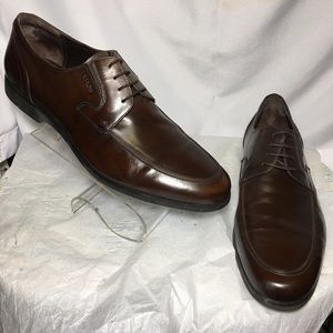Bruno Magli "Ventura" brown leather derby sz 15