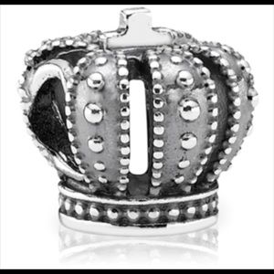 Authentic Pandora Crown Charm