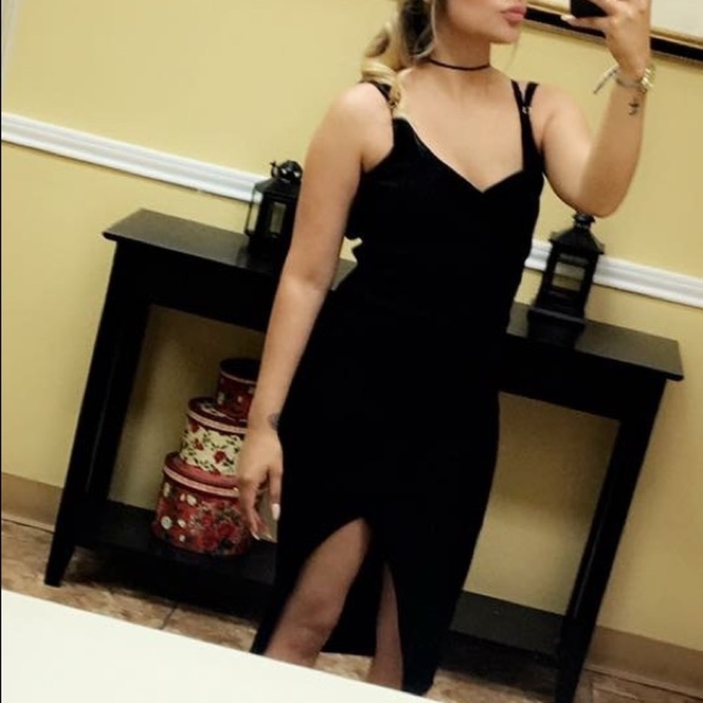 Black party dress