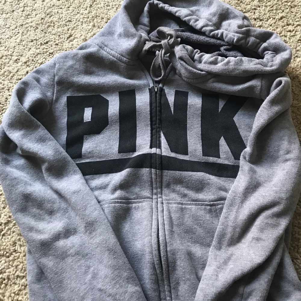 Victoria's Secret PINK- Grey Hoodie XS