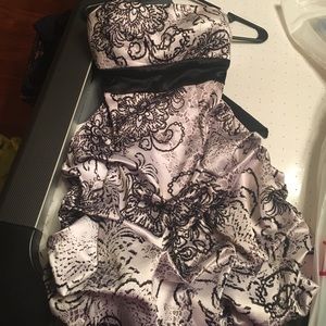 Cute Black and white formal dress