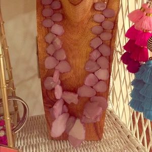 Purple/lavender bauble bar necklace!