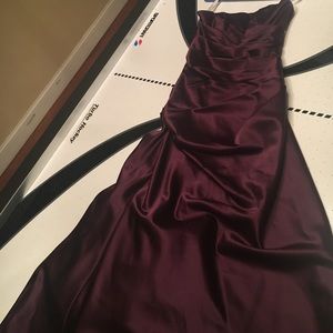 Long Purple Gown