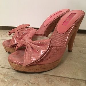 Sparkle Bow Party Heels