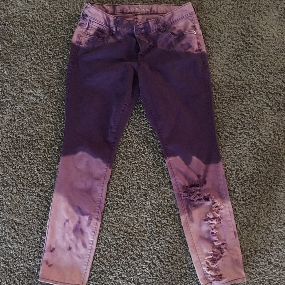 Ambre purple jeans