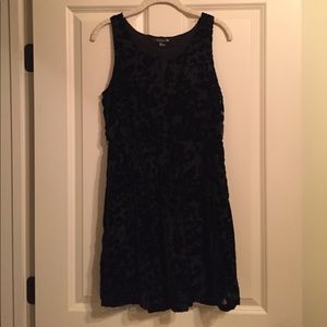 Forever 21 Velvet Black Dress