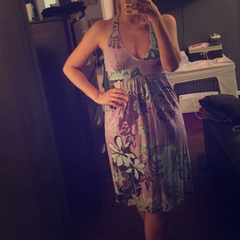 Lightweight summer halter dress!!